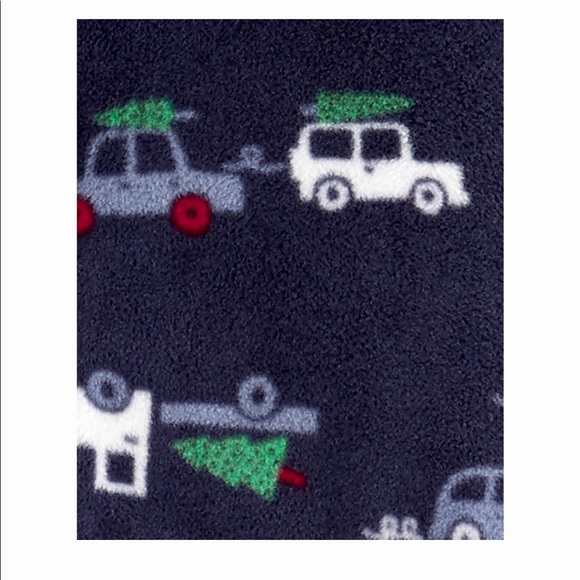 Bundle of 2 Carter’s 18 Month fleece jumpsuits - Picture 3 of 5